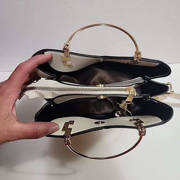 Leather Satchel Handbag Women Crossbody Purse Shoulder Messenger Bag Yellow - Picture 9 of 11